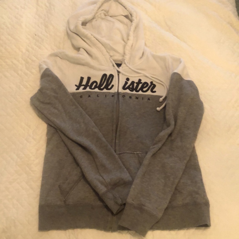 Hollister Full zip hoodie EUC Mens Small